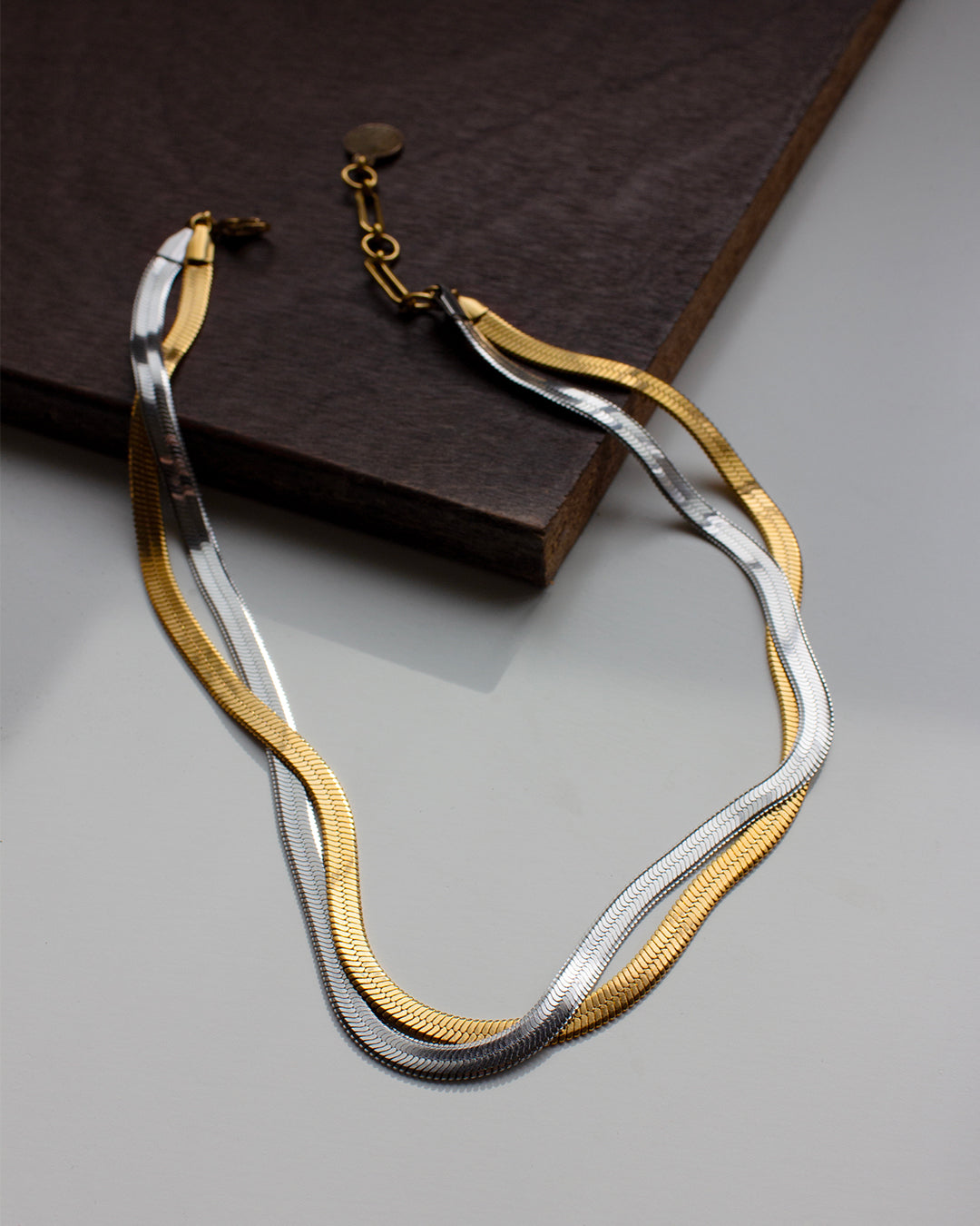 Two-Tone Stainless Steel Necklace