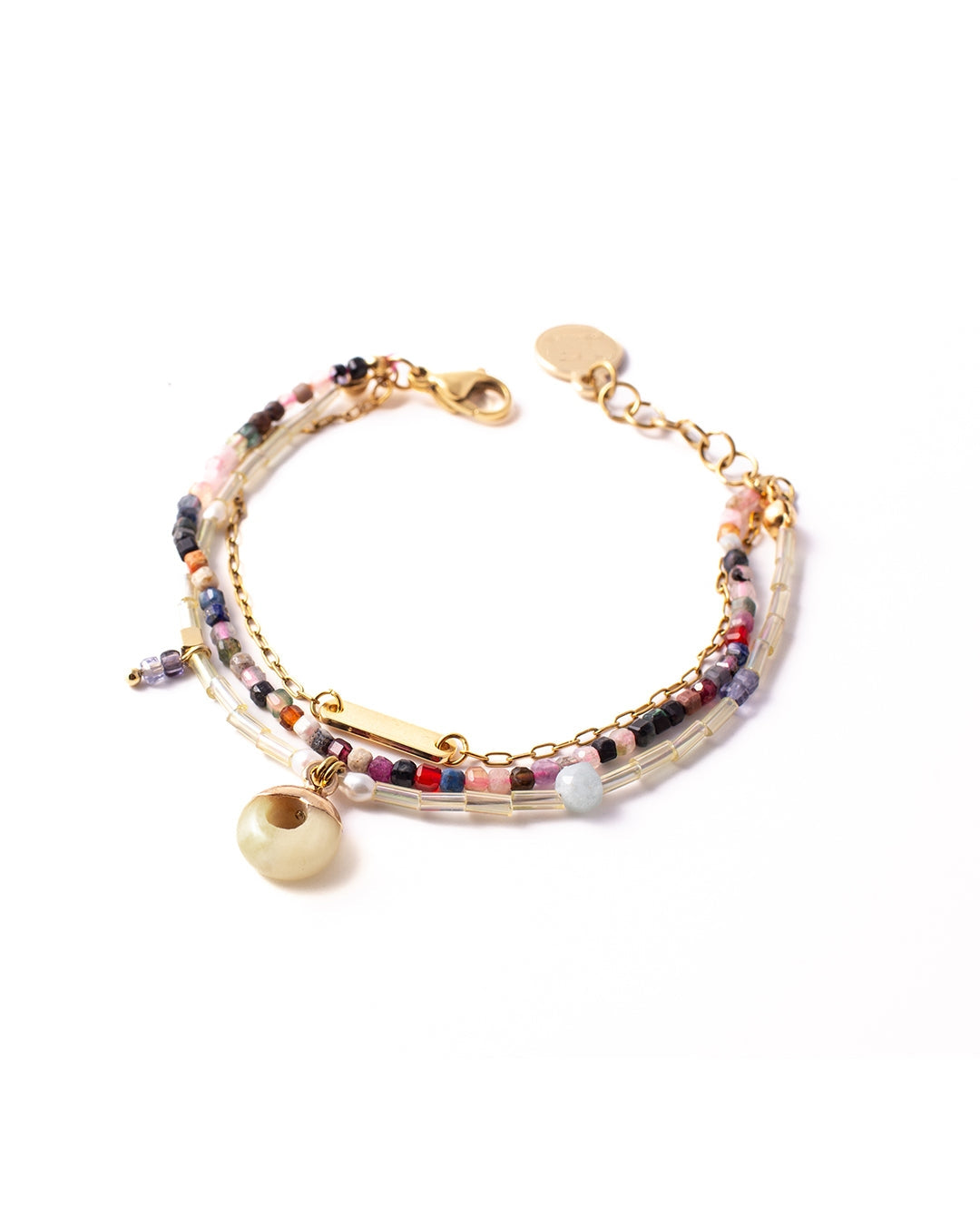 Golden Sixteen Multi-Strand Bracelet